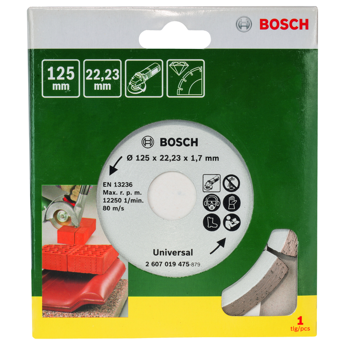 BOSCH PANZA DIAMANT MATERIALE CONSTR 125MM