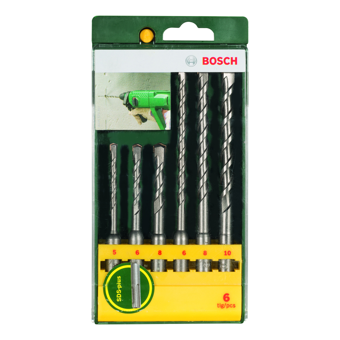 BOSCH CASETA 6 BURGHIE SDS PLUS 5-10 mm