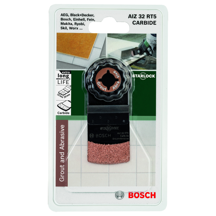 BOSCH Pânză de ferăstrău pentru tăiere în adâncime Carbide-RIFF AIZ 32 RT5