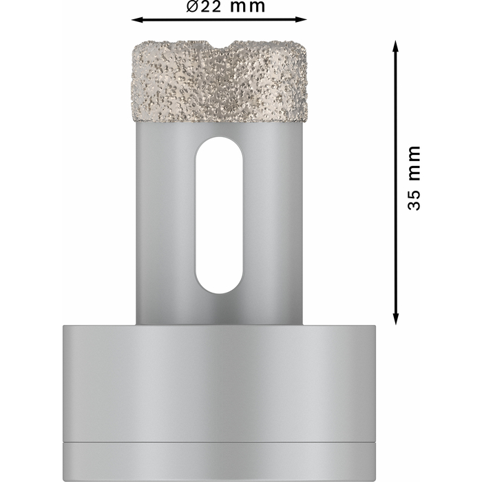 BOSCH Carotă diamantată Dry Speed, Best for Ceramic cu X-LOCK