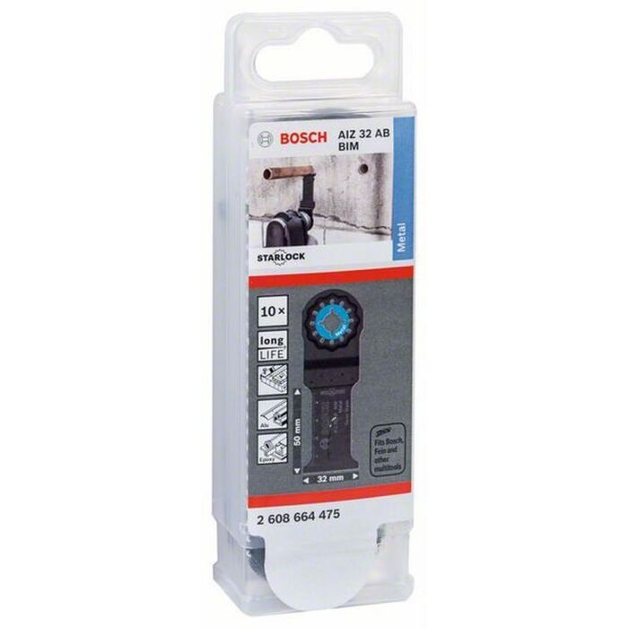 BOSCH Set 10 panze BIM Metal 32x50 mm STARLOCK