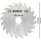 BOSCH Disc Standard for Wood 85x15x20T