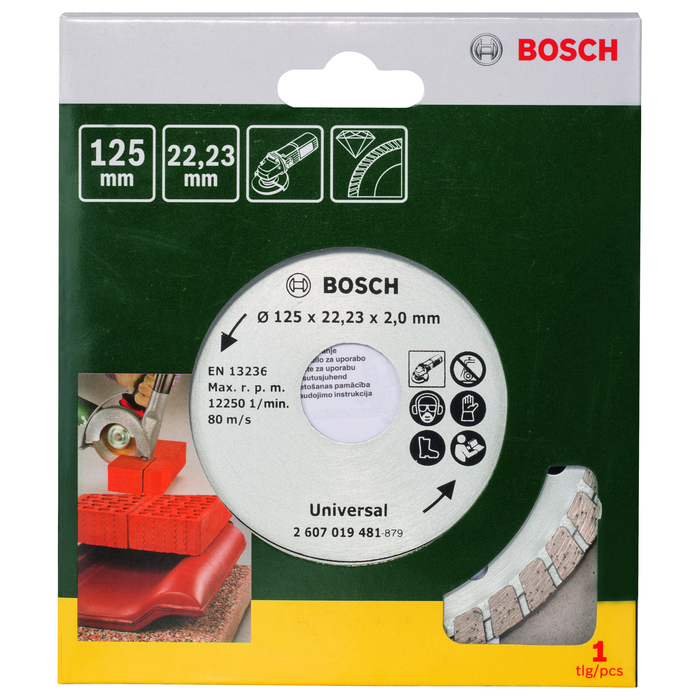 BOSCH DISC DIA TURBO 125MM