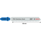 BOSCH Set 5 pânze pentru ferăstrău vertical Basic for Inox
