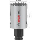 BOSCH Set carote PRO Multi Material PC Plus, 35 mm, 24 bucăți