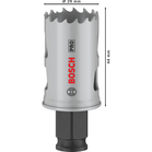 BOSCH Carotă PRO Multi Material PC Plus, 29 mm