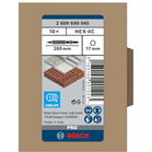 BOSCH PRO HEX 17-4C Pointed Chisel Set, 280 mm