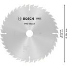 BOSCH Pânză de ferăstrău circular Optiline Wood