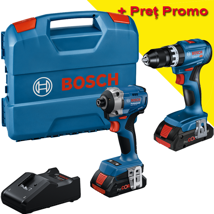 BOSCH Kit 2 scule 18V