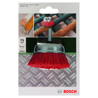 BOSCH Perii-oală pentru maşini de găurit – sârmă de nylon cu material abraziv corindon gran. 80, 75 mm